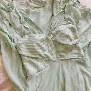 Mint Sweetheart prom dress